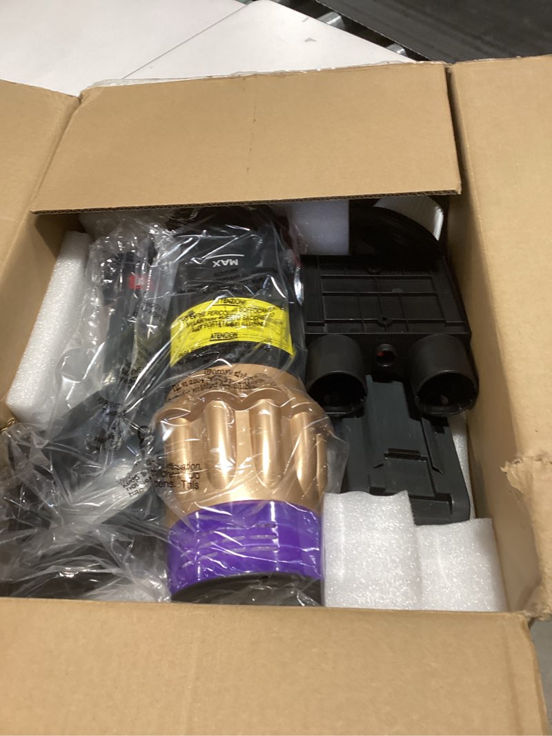 Condition photo showing New/Like New for Cordless Vacuum Cleaner, 600W 50Kpa 70Mins, Vacuum Cleaners for Home, Stick Vacuum with Anti-Tangle Brush, Wall Mount Charge, Rechargeable Cordless Vacuum for All Floor/Sofa/Pet Hair/All Floor Purple Gold