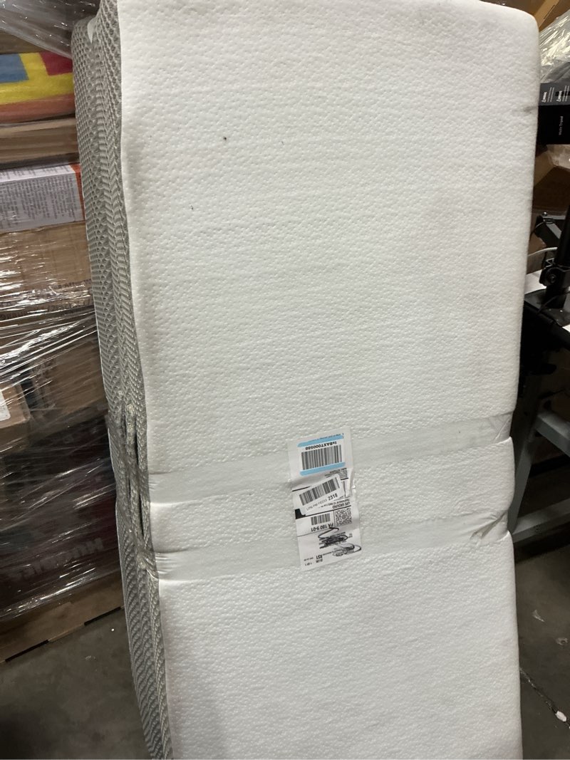 Condition photo showing As Is for kingfun memory foam folding mattress, 4 inch gel-infused foldable floor