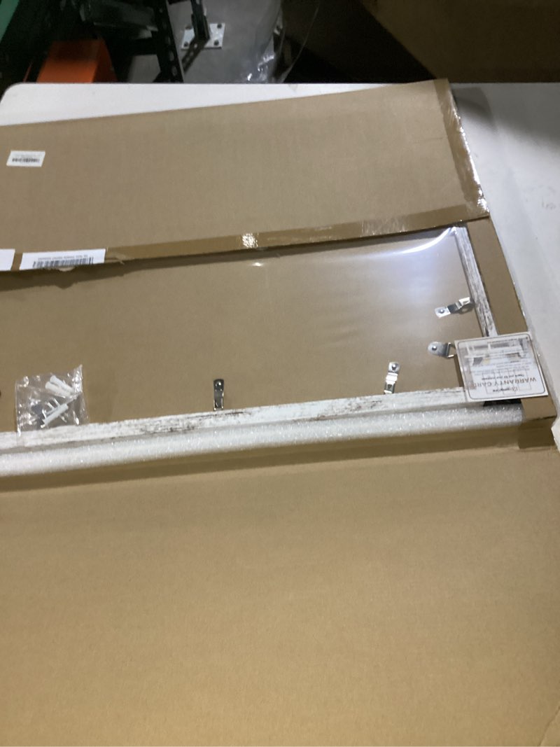 Condition photo showing New/Like New for LUCKYLIFE 18x24 Frame in Distressed White, Gallery Frame for Wall Mounting, 2 Pack Distressed White 18x24