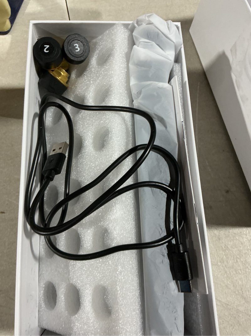 Condition photo showing As Is for hieha tire pressure monitoring system, 7.84” wireless solar rv tpms with 4 sensors for travel trailer truck fifth wheel motorhome, real-time monitoring pressure and temperature(0~198 psi) sensor 4