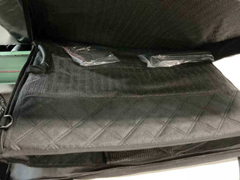 Condition photo showing New/Like New for ruff liners standard back seat extender for dogs, black – as seen on shark tank – hard bottom platform for cars, suvs & mid-size trucks – 400lb support, waterproof – rigid back seat cover for dogs black car / suv / small trucks