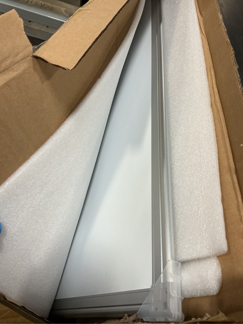 Condition photo showing Good Condition for amazon basics magnetic dry erase whiteboard, 36"w x 24"h, aluminum frame, silver/white