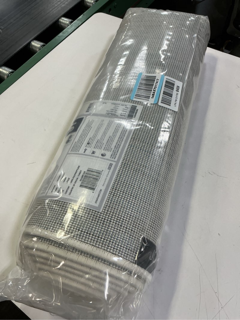 Condition photo showing Good Condition for JONATHAN Y Haze Solid Low-Pile Cream Runner Rug 2x10, Coastal,Bohemian,Minimalist,Classic, Easy-Cleaning for Living Room,Bedroom,Kitchen,Pet Friendly,Non-Shedding (SEU100T-210) Cream 2' x 10' (Runner)