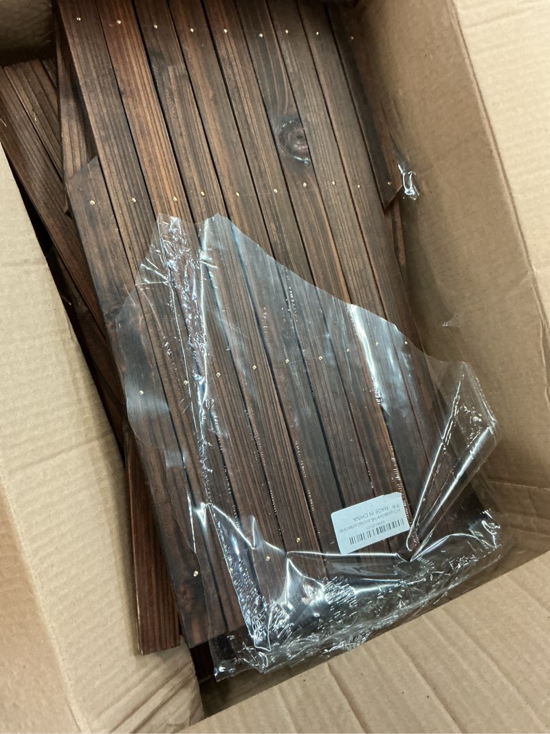 Condition photo showing As Is for 4 pcs expandable garden trellis, 37" x 90" trellis for climbing plants outdoor, wooden lattice fence wall panel lattice panels for outside, for climbing plants vine ivy rose cucumbers clematis?4pc? 4 37" x 90"