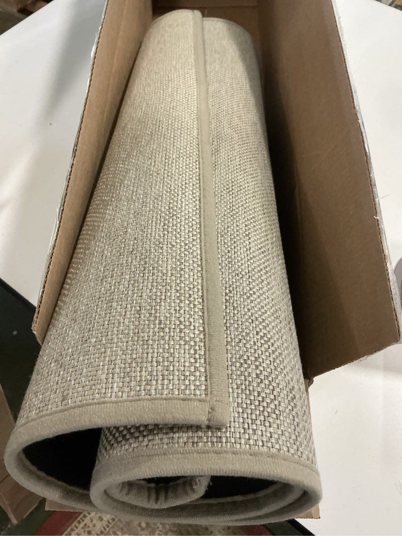 Condition photo showing Good Condition for MontVoo Bath Mat Rug-Ultra Thin Non Slip Bath Mats for Bathroom Mat Quick Dry, Rubber Backing Washable Bathroom Rugs Fit Under Door, Absorbent Bath Rugs for Floor,17"x24",Beige 17"x24" Beige