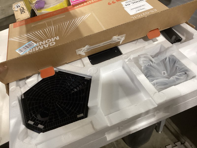 Condition photo showing Good Condition for sansui 27 inch curved 160hz gaming monitor, 1500r curved computer gaming monitor fhd 1080p, 4000:1, 110% srgb, fps/rts, 1ms mprt|freesync|hdr|low blue light|hdmi dp| vesa support, hdmi cable incl. 27 inch 160hz gaming curved 1500r