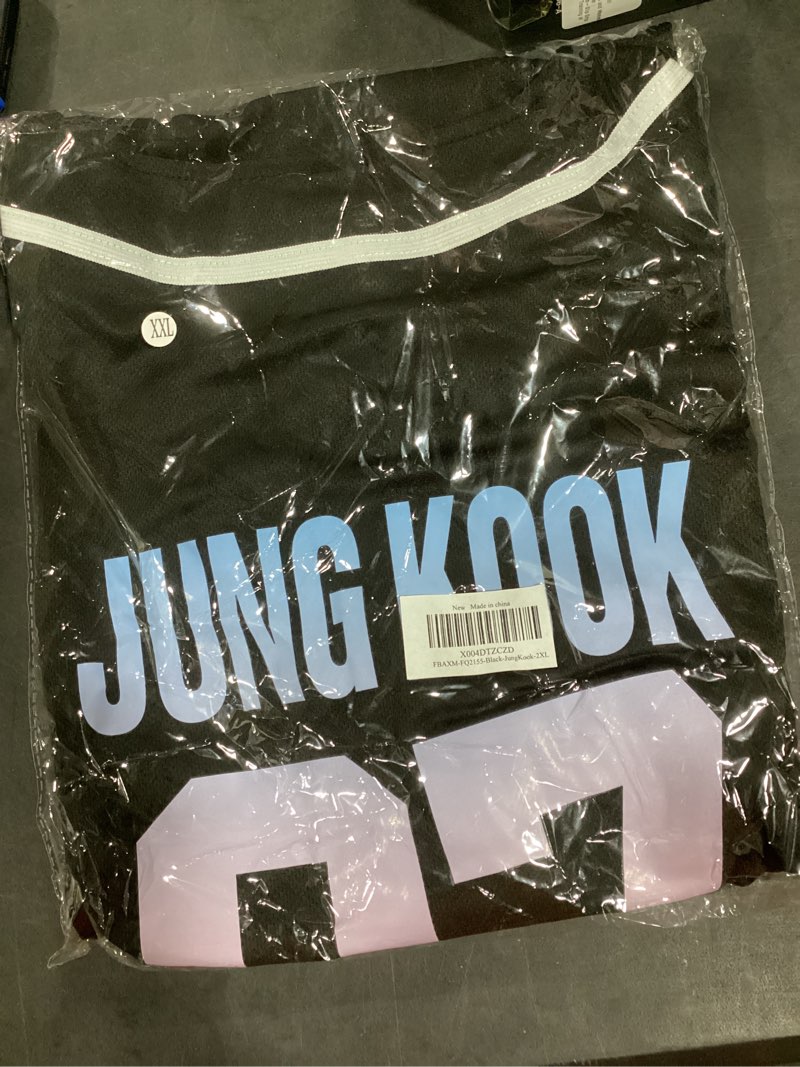 Condition photo showing New/Like New for babyhealthy Baseball Jersey Love Yourself Shirt Korea Pop Concert Style Tee Shirts World Tour Merch for Fans Small Black Team