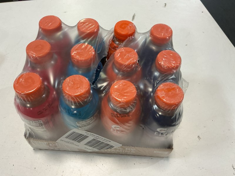 Condition photo showing New/Like New for  (BBD :01 /07 /2026  )Gatorade Fit Electrolyte Beverage  Healthy Real Hydration  New 2.0 4 Flavor Variety Pack  16.9.oz Bottles (12 Pack)