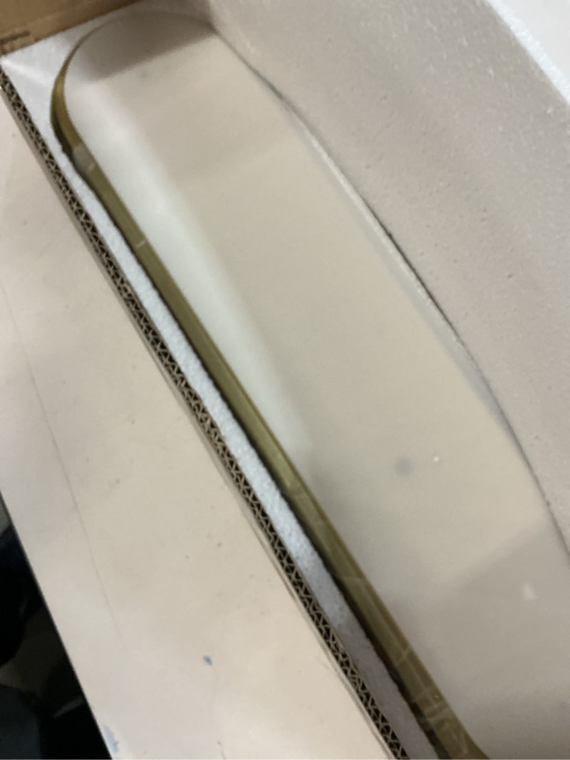 Condition photo showing New/Like New for Becailyer 23.6 Inch Linear Ceiling Light, 40W Modern LED Close to Ceiling Light Fixtures, Black Simple Ceiling Lamp, Low Profile Ceiling Lighting for Bedroom Dining Room Kitchen Office Aisle, 6000K Black-6000K 23.6Inch