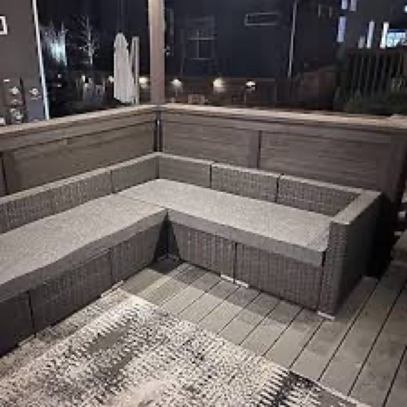 Premium 2" Bench Seat Cushion Bay Window Cushion Customizable for Indoor/Outdoor Use