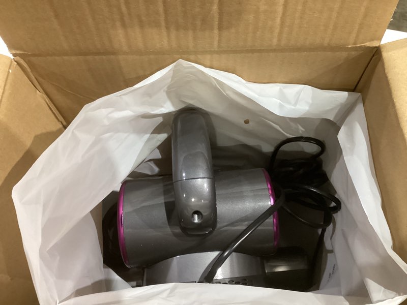 Condition photo showing As Is for FEPPO Mattress Vacuum Cleaner, 16Kpa Bed Vacuum Cleaner with 253.7nm UV-C Light, 140°F Heat, HEPA Filter & Ultrasonic, Versatile Handheld Vacuums for Bed, Sofa, Couch, Crib(Corded, 500W) Violetgrey