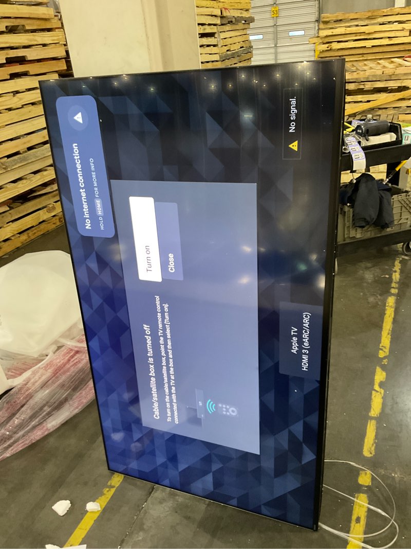 Condition photo showing New/Like New for sony 65 inch oled 4k ultra hd tv bravia 8 smart google tv with dolby vision hdr and exclusive features for playstation 5 (k-65xr80) 65 tv only