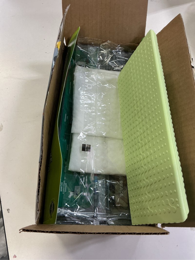 Condition photo showing New/Like New for Swiffer Sweeper 2-in-1 Mops for Floor Cleaning, Dry and Wet Multi Surface Floor Cleaner, Sweeping and Mopping Starter Kit, Includes 1 Mop + 19 Refills, 20 Piece Set 20 Piece Set Mop