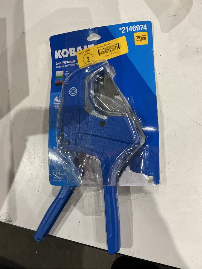 Condition photo showing As Is for kobalt cutter 2-in pvc cutter