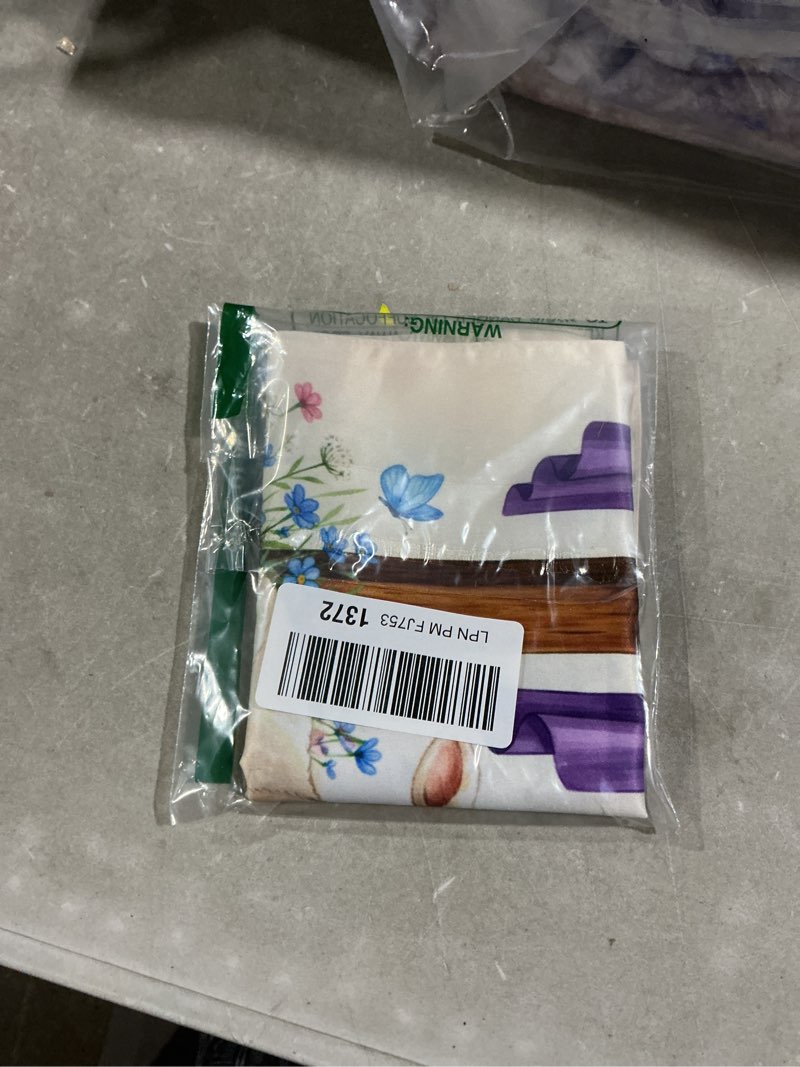 Condition photo showing Good Condition for votanta (12"x18") it’s not about the bunny it’s about the lamb garden flag cute christian easter day religious gifts outdoor sign yard house patio decorations welcome garden flag double sided