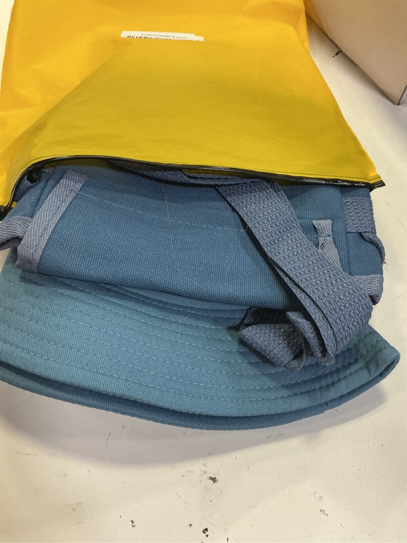 Condition photo showing item condition for CINKCO Mailman Costume Bucket Hat+Postman Bag (2 in 1) Postman Dress Up for Kids