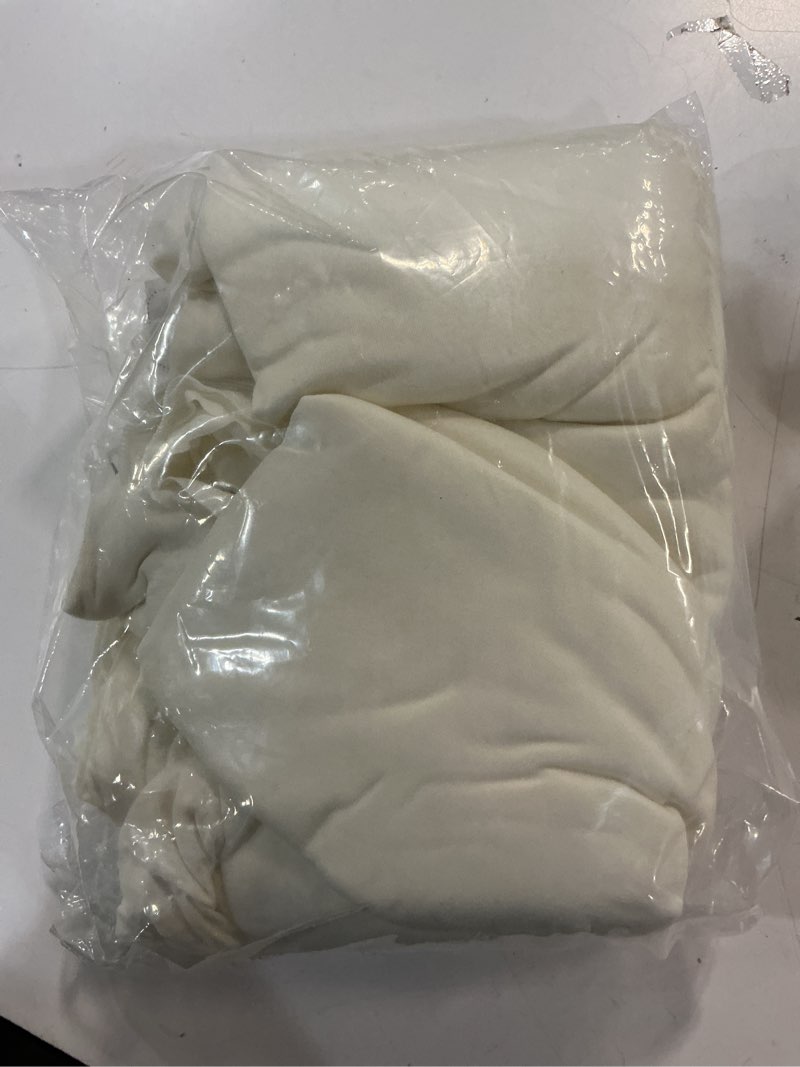 Condition photo showing Good Condition for 7.2ft cream arch backdrop cover - polyester fitted wedding arch stand covers round top chiara arch backdrop cover for birthday party banquet photo background decoration