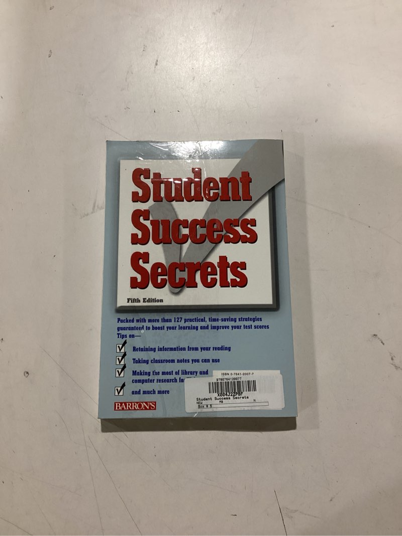 Condition photo showing Good Condition for Student Success Secrets