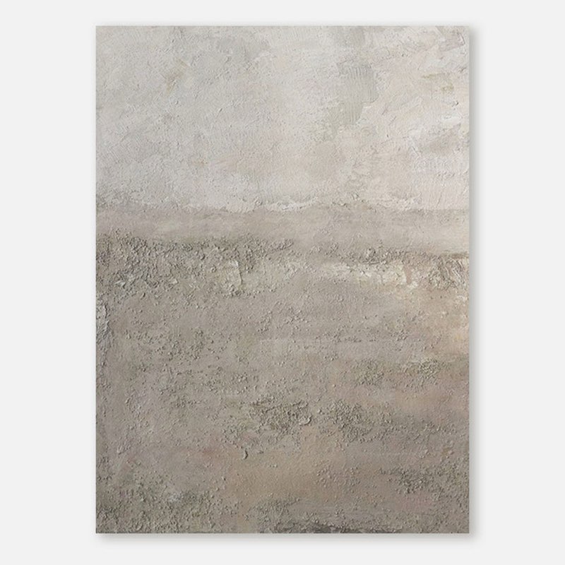 Minimalist Beige Wabi-Sabi Wall Art - Farscape 16”X24”