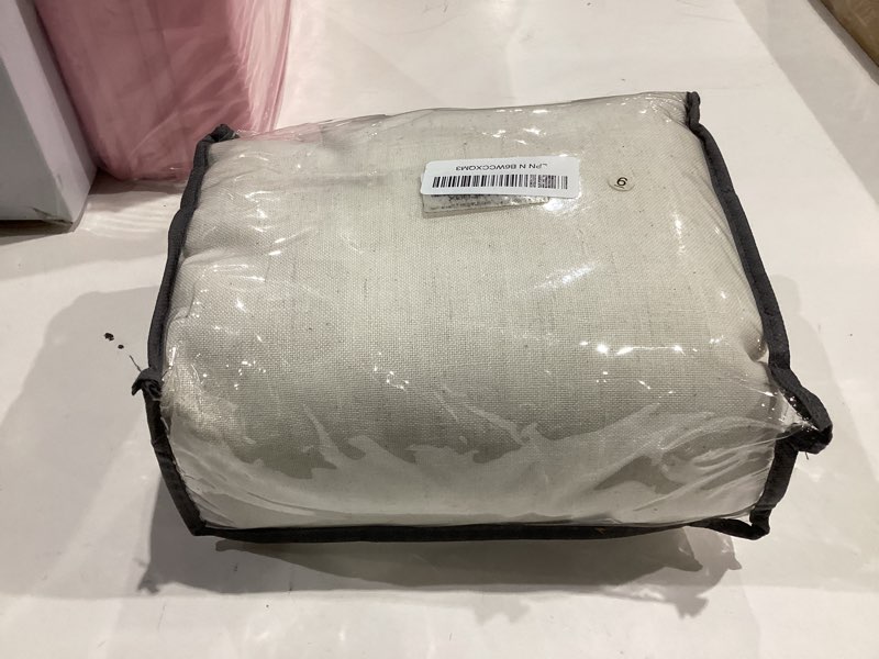 Condition photo showing Good Condition for xtmyi linen curtains 96 inch long 2 panel set, cream sheer pleated curtain for living room, modern farmhouse curtains for dining room bedroom, ivory colored 50"w x 96"l (pack of 2) birch