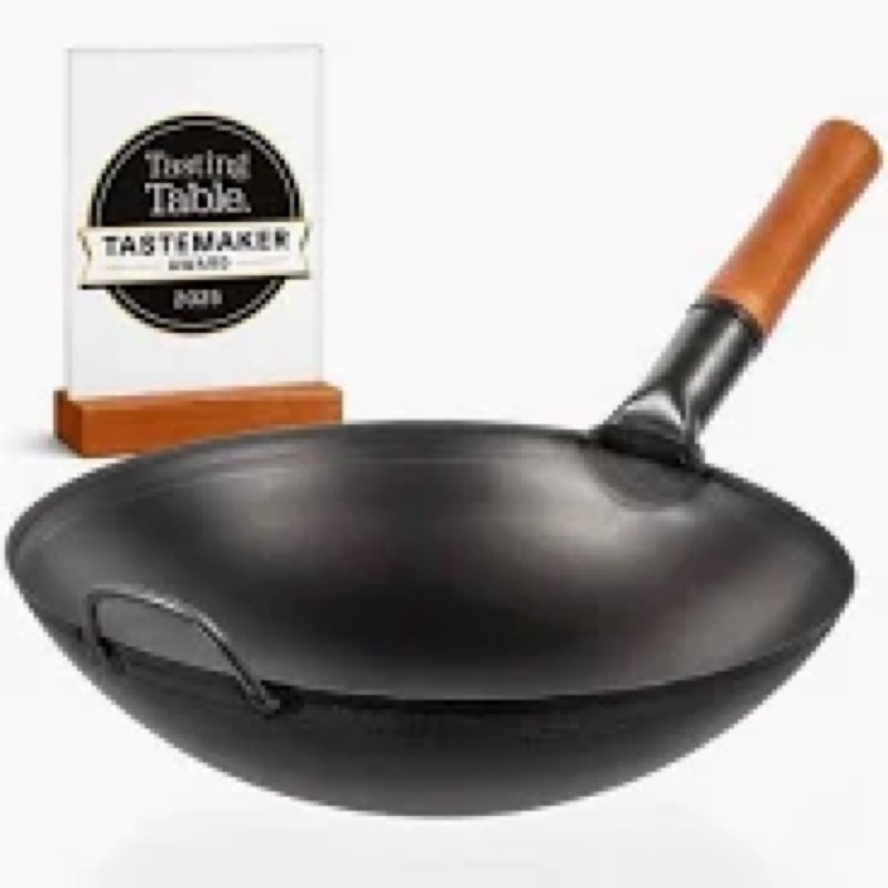Yosukata wok  black carbon steel