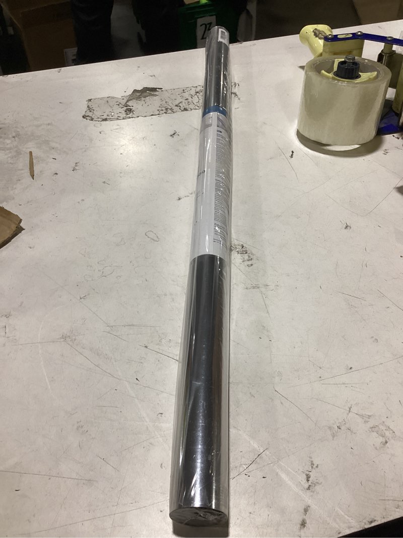 Condition photo showing Good Condition for rabbitgoo one way window privacy film window tint for home, reflective mirror sun blocking heat control uv protection see out not in office door covering, silver, 29.5 in x 13.1 feet 29.5" x 157.4" silver