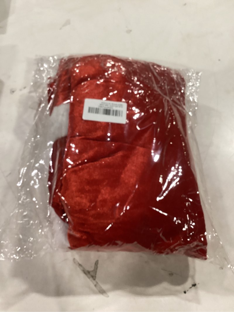 Condition photo showing New/Like New for MNKXL Plus Size Santa Claus Costume for Adult,5PCS Santa Suit Adults Men,Christmas Party Santa Costume Cosplay Santa Outfit Plus Size Velvet Fabric Suit-5pcs
