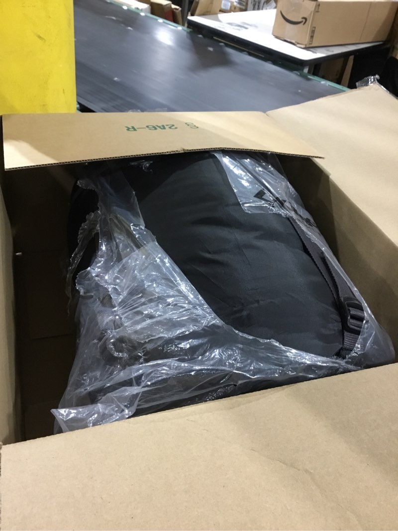 Condition photo showing Good Condition for KingCamp Double Sleeping Bag for Adults, Queen Size 2 Person XXL Flannel Sleeping Bag, Waterproof Lightweight Flannel Quilt with 2 Pillows, Perfect for Couples Family Camping Hiking Envelope-Black Double