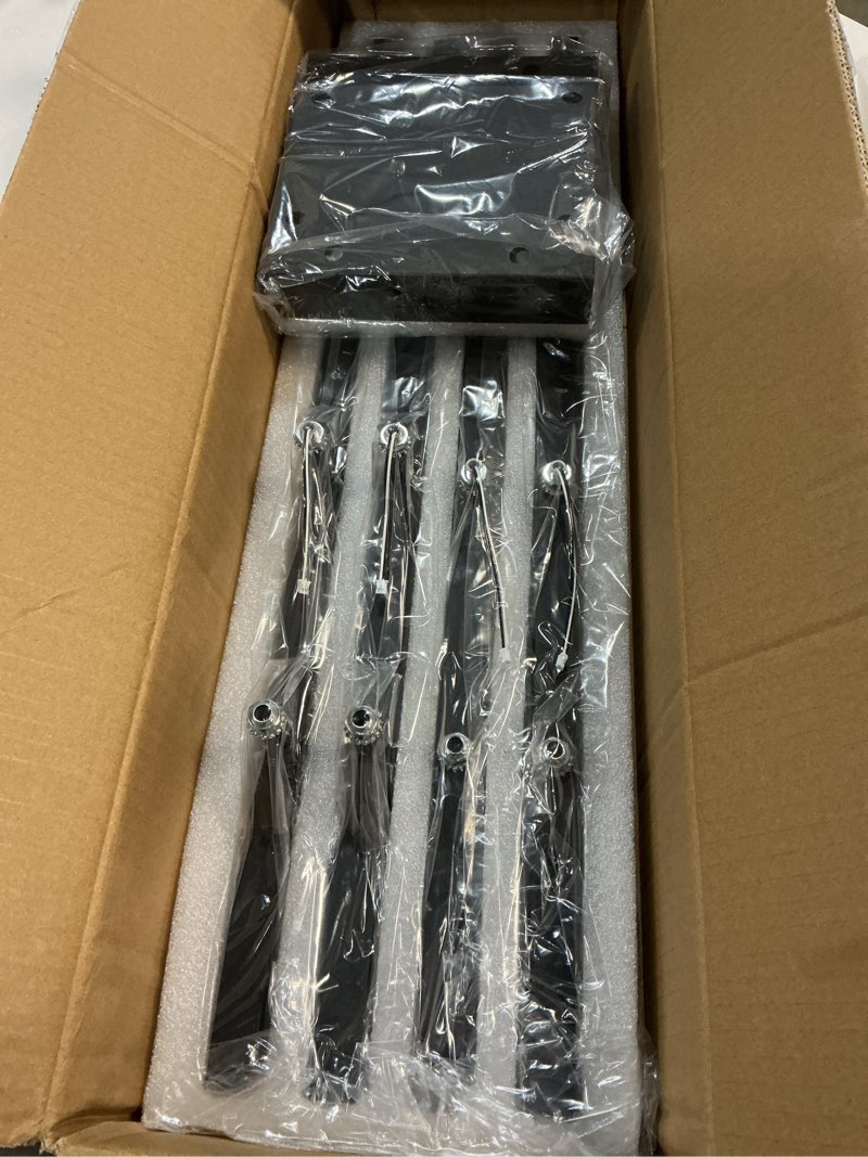 Condition photo showing New/Like New for semi flush mount modern light fixture,35.4" modern led ceiling lights fixture,for hallway,entrance,cafe,living room,bedroom,corridor,porch,passage light fixtures (black (4-lights))