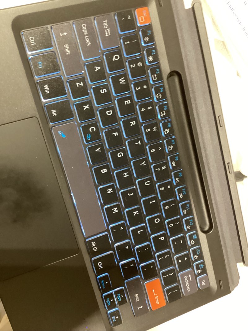 Condition photo showing Good Condition for Doohoeek Surface Pro 11/10/9/X 13 Inch Keyboard, Bluetooth Keyboard with Touch Pad & Lighting Keys Compatible with Surface Pro 13" Copilot+, Pen & Tablets NOT Included Orange