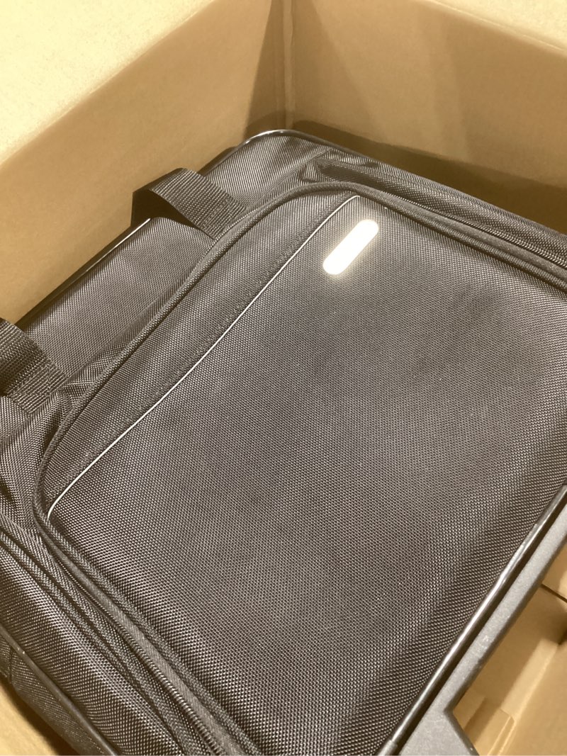 Condition photo showing New/Like New for Targus Classic Slim Laptop Bag - Ergonomic Briefcase and Messenger Bag - Spacious Foam Padded for Laptops and Under 16 inch Black