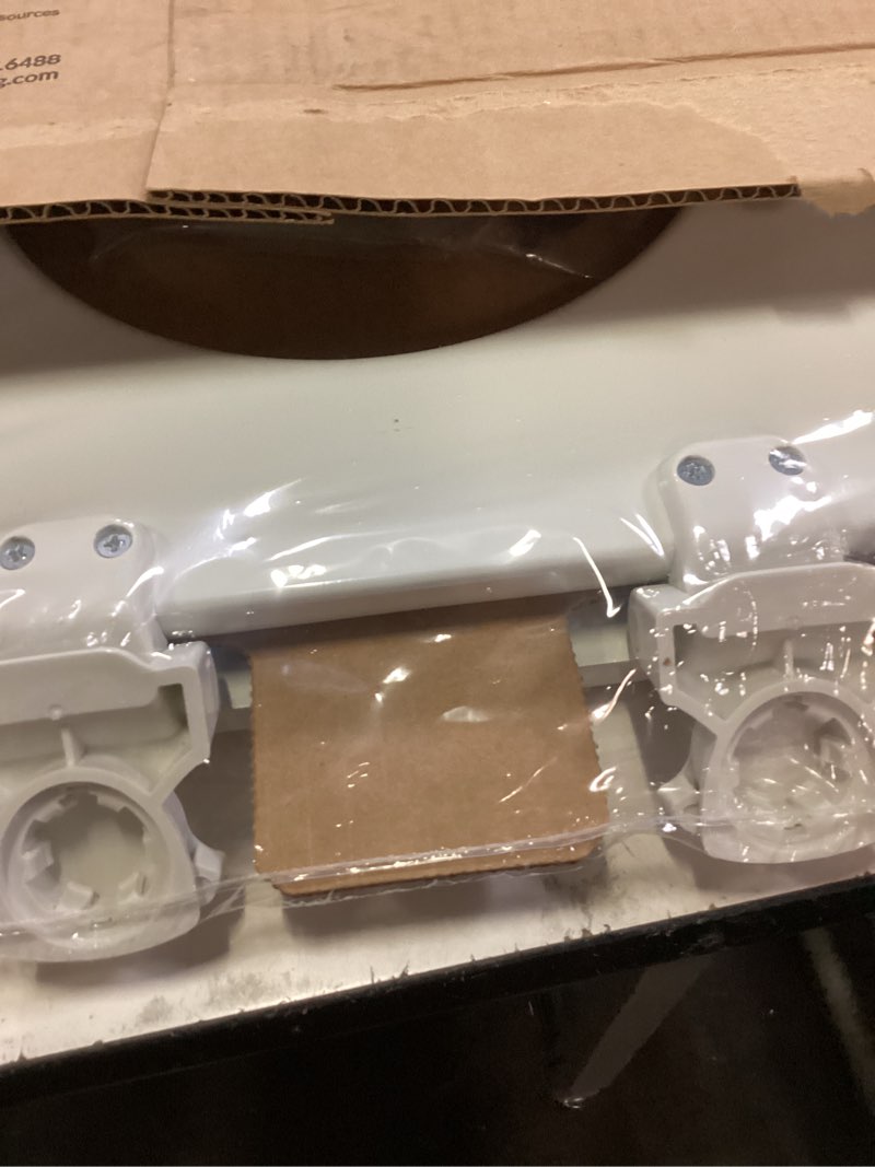 Condition photo showing New/Like New for bemis 1500ec durable wooden toilet seat, easy clean hinges, made in usa, elongated, white elongated 1