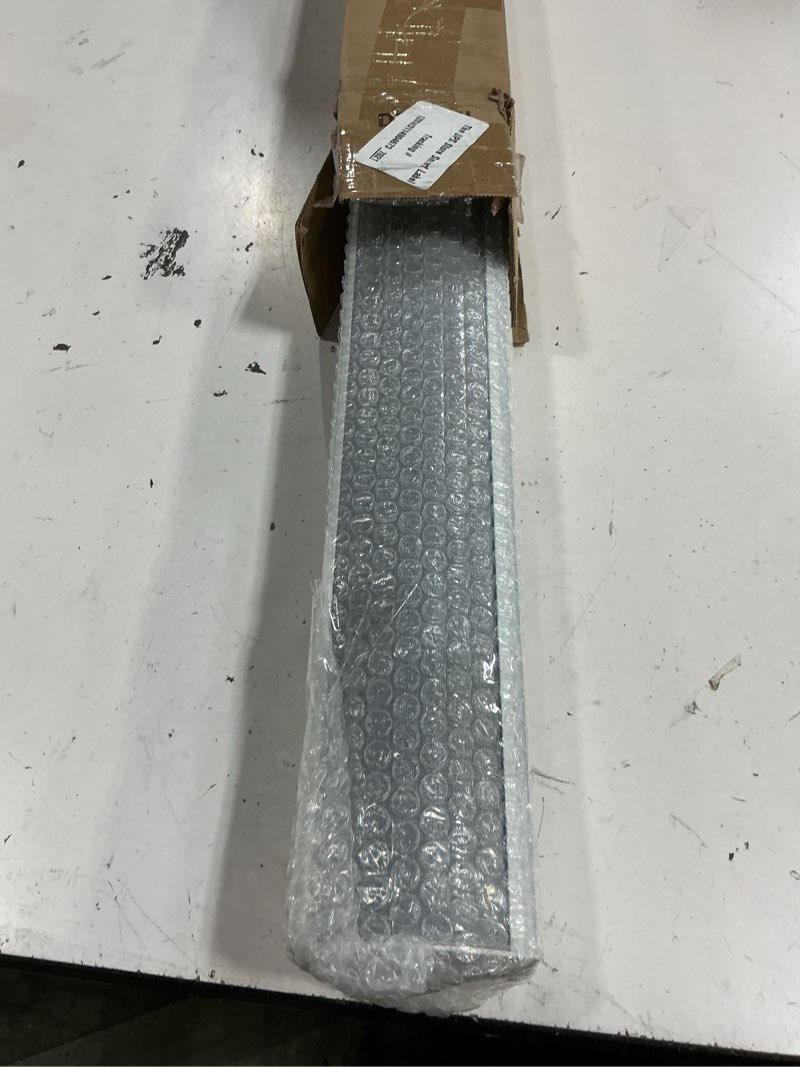 Condition photo showing Good Condition for seeye blackout roller shades for windows, cordless, roller blinds, linen fabric window blinds, thermal insulated fabric uv protection, room darkening shades for home,office (line grey, 43" w x 72" h) grey 43"w x 72"h