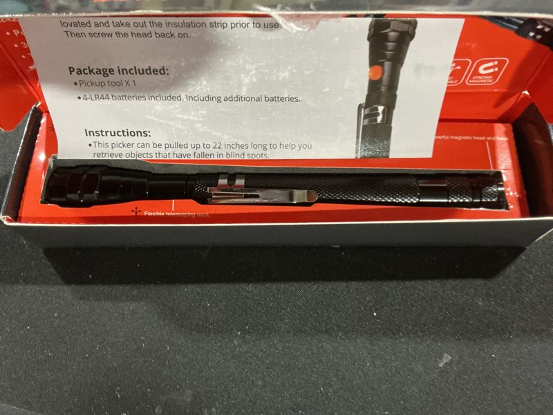 LED Magnetic Pickup Tools, Christmas Stocking Stuffers for Men Adults, Telescoping Magnetic Flashlig