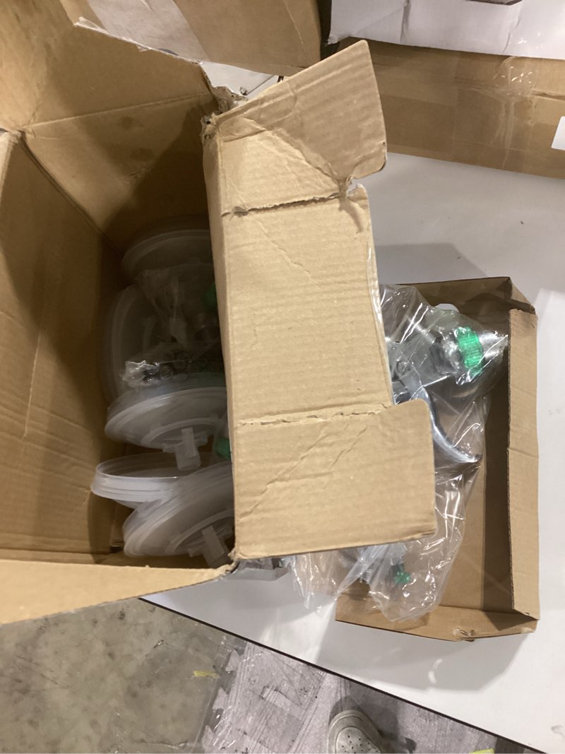 Condition photo showing Good Condition for professional hvlp spray gun, 1.4/1.7/2.0mm nozzle hvlp high atomization flow adjustable pneumatic gravity spray gun (green) 2008-1.4set-green-2