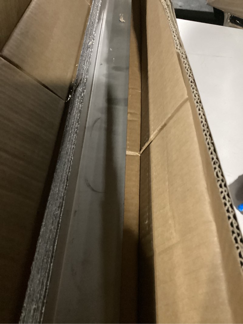 Condition photo showing Good Condition for Therwen 30 Pcs Aluminum Alloy Metal Molding Corner Guards 48 x 1.2 x 1.2 Inches Wall Corner Guard Protectors with 90° Angle Door Frame Cabinet Baseboard Protector for Edge Wall Decoration (Sliver)