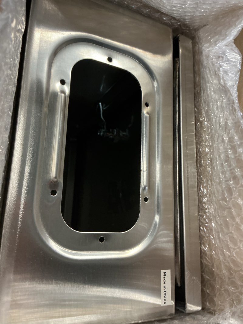 Condition photo showing Good Condition for qilipsu 304 stainless steel electrical box ip65 waterproof steel project enclosure lockable weatherproof electric junction box for indoor & outdoor use 14"x10"x6"