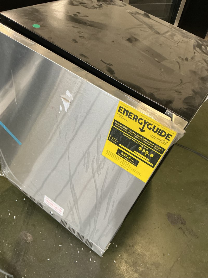 Condition photo showing As Is for Vinotemp 24 Inch Wide 5.12 Cu. Ft. Compact Refrigerator with Safety Lock