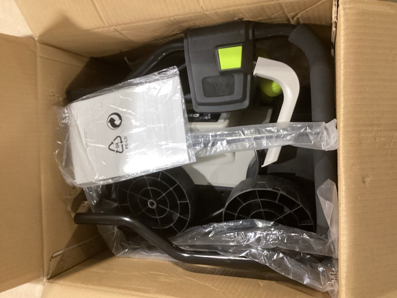 Condition photo showing Good Condition for Electric Snow Shovel, 12-Amp Snow Blower 17" Wide & 6" Deep Clearing, Throws Snow 20 FT, Corded Snow Shovel Removal Tool with Adjustable Chute for Driveways, Sidewalks, Patios, Winter Storm Removal 17" Corded Power