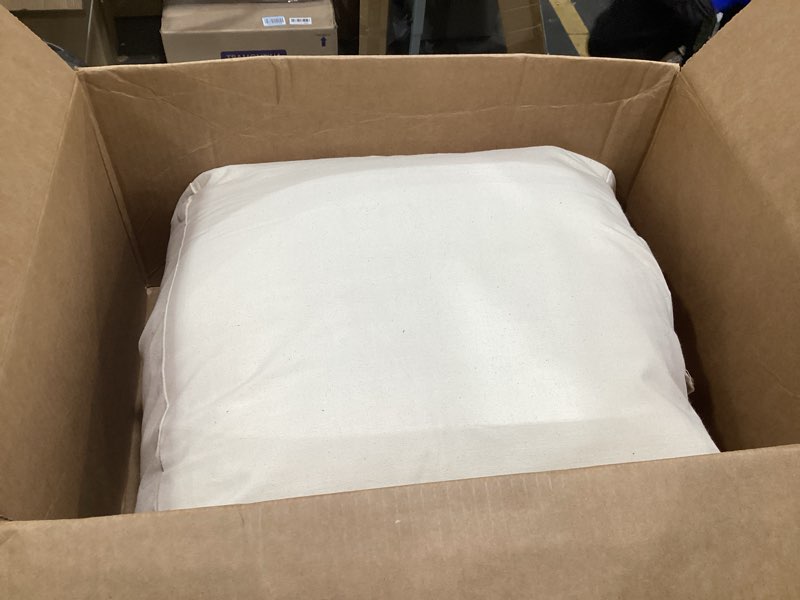 Condition photo showing Good Condition for Woolino Mattress Topper - Pure Australian Wool Fill and Organic Cotton Sheets, Temperature Regulating - Designed for Ultimate Comfort & Support - 1.2 Inch Thickness - Queen Size - 60x80 Inches