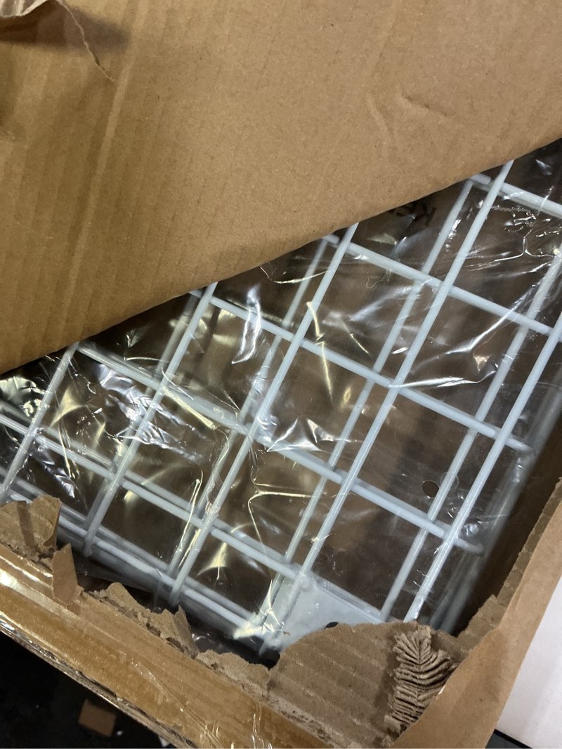 Condition photo showing Good Condition for TORACK 2-Pack 12x18 inch Wall-Mounted Shelves, Garage Wall Shelf for Closet & Laundry Room, Heavy-Duty Floating Shelves Hold Up to 60 lbs(White)