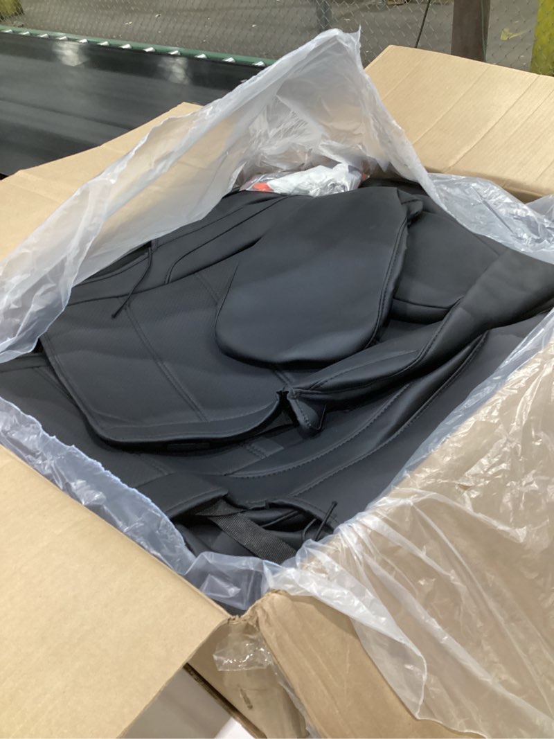 Condition photo showing Good Condition for custom fit seat covers for toyota camry 2025-2026 le/se - premium faux leather full set with 4-layer waterproof protection black 2025-2026 camry le se
