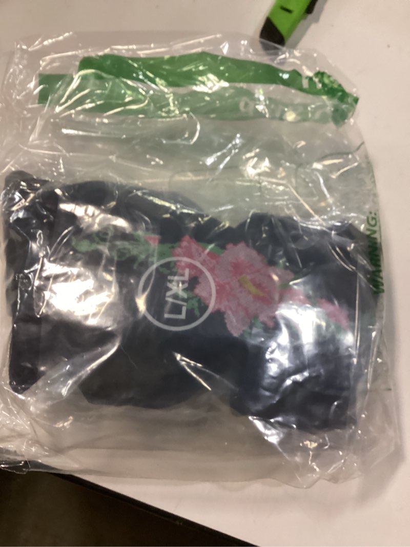 Condition photo showing New/Like New for Physix Gear Compression Socks 20-30 mmHg - Men & Women - Running, Nurses, Shin Splints, Flight, Travel Black/Pink Flower L/XL