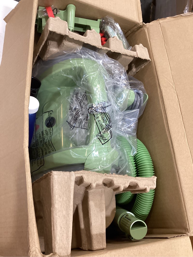 Condition photo showing New/Like New for bissell little green multi-purpose portable carpet and upholstery cleaner, car and auto detailer, with exclusive specialty tools, green, 1400b