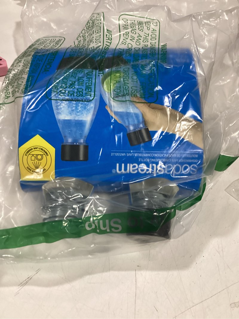 Condition photo showing As Is for sodastream 0.5L Twin Pack Dishwasher Safe Slim Bottle (Black)