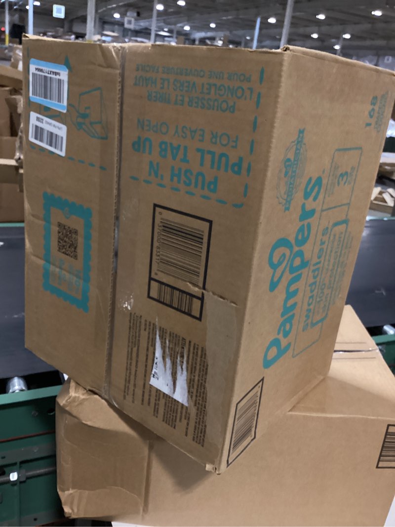 Condition photo showing Good Condition for pampers swaddlers diapers, size 5 (20-37 lbs), 132 count, absorbent, keeps baby dry and comfortable, skin safe disposable baby diaper (packaging may vary) size 5 132