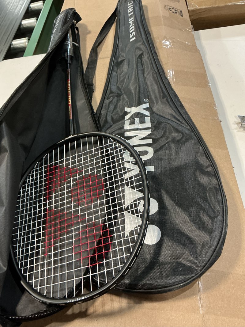 Condition photo showing Good Condition for yonex gr 303 combo badminton racquet with full cover, set of 2 black