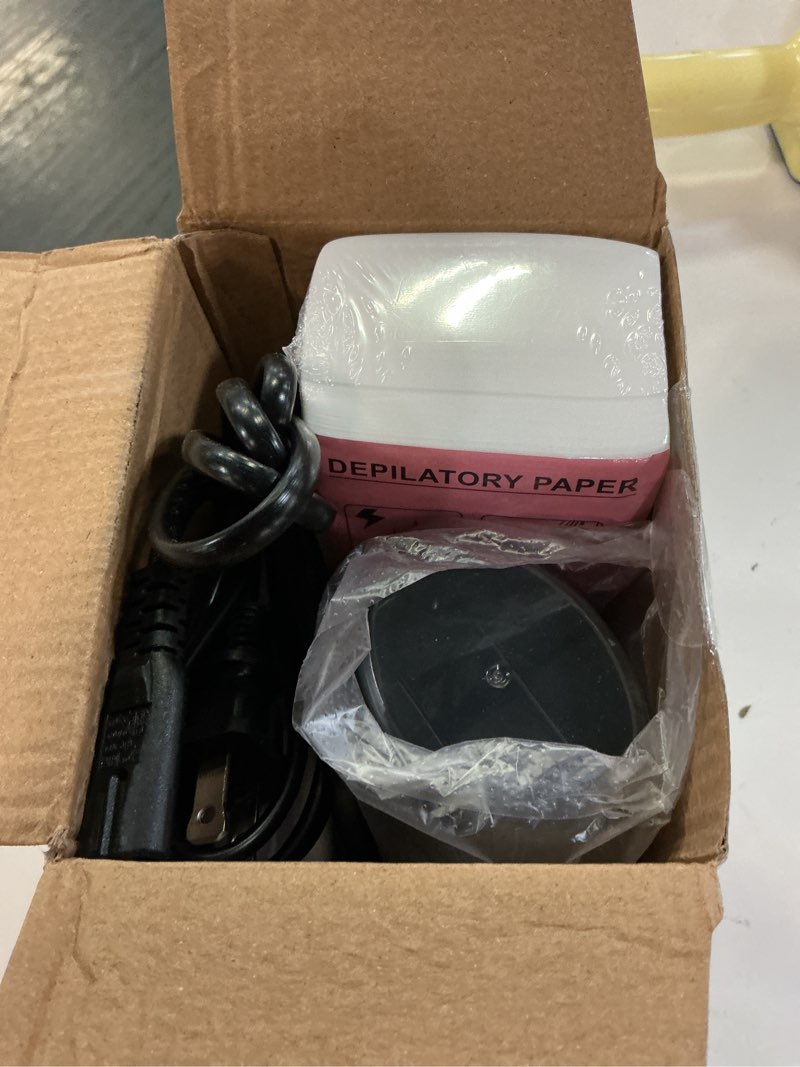 Condition photo showing New/Like New for digital honey wax kit for women's hair removal - roll on warmer with 2 cartridges and 100 wax strips black