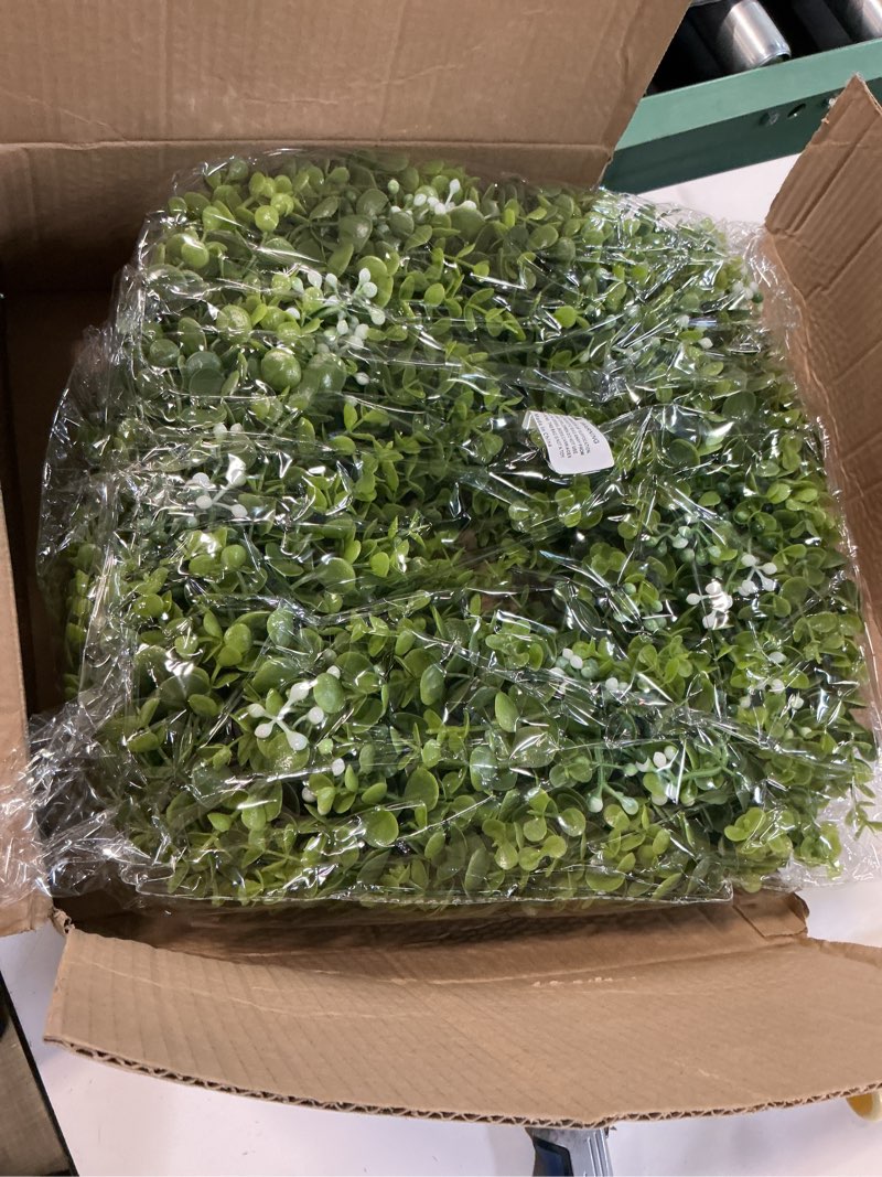 Condition photo showing New/Like New for 26'' large boxwood wreath for front door artificial spring wreath boxwood leaves greenery outdoor door wreaths for porch window home farmhouse wall decor green year round indoor outdoor all seasons