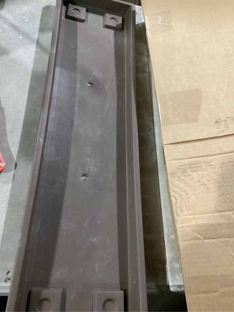 Condition photo showing As Is for similar  to photo plant pot holder (brown)